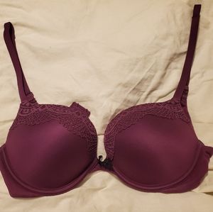 Purple/plum body by Victoria push up bra, 36c
